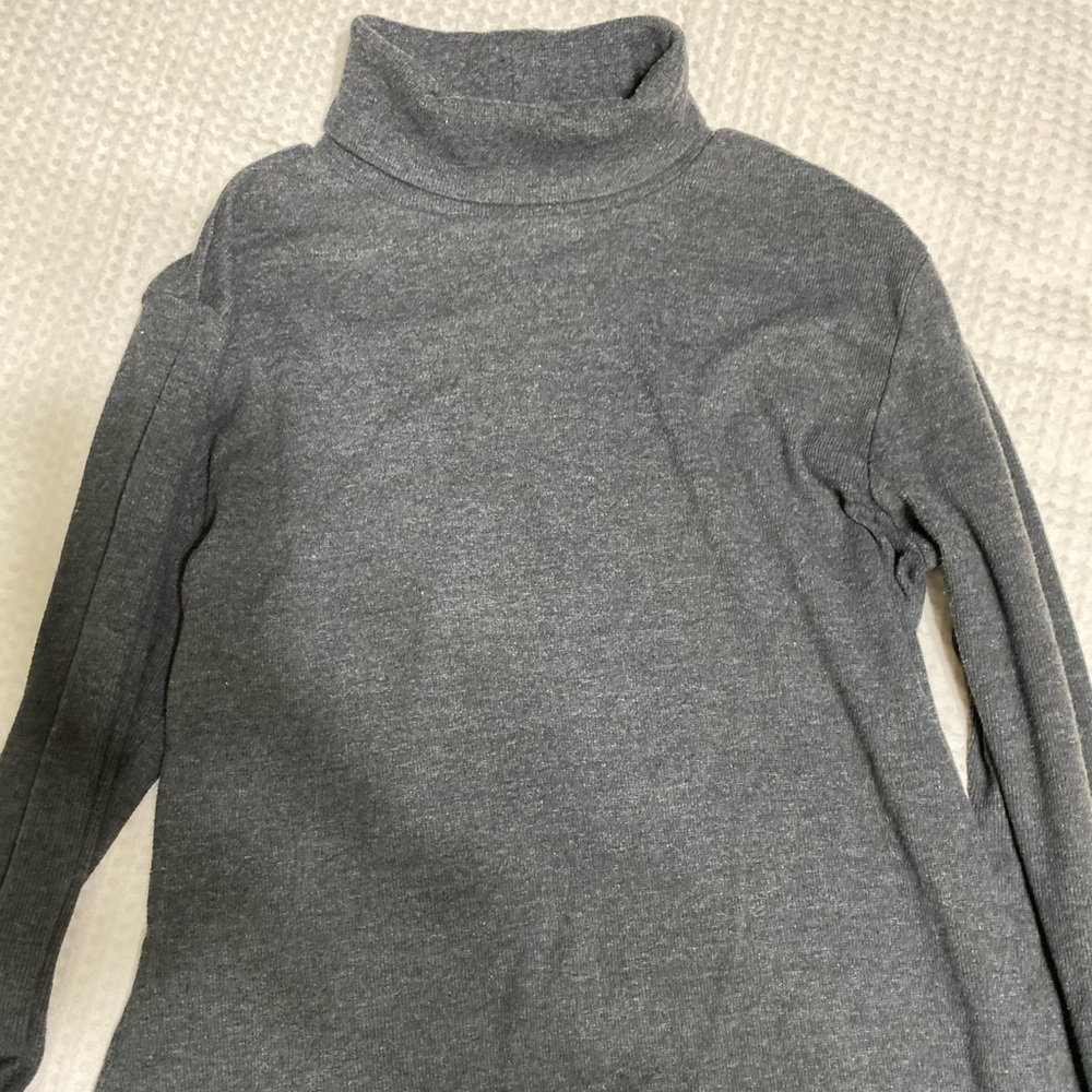 Gray Turtle Neck